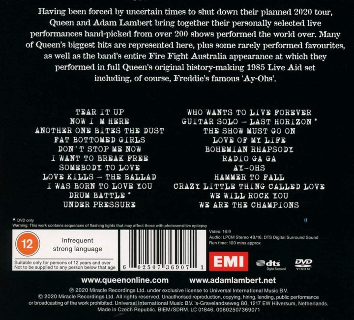 Queen Adam Lambert – Live Around The World Set] [Audio-CD]