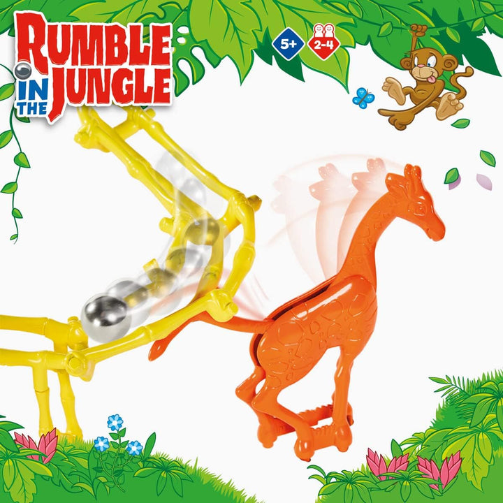 TOMY Games T73421 Rumble in the Jungle Board Game, Family Game For Adults And Kids