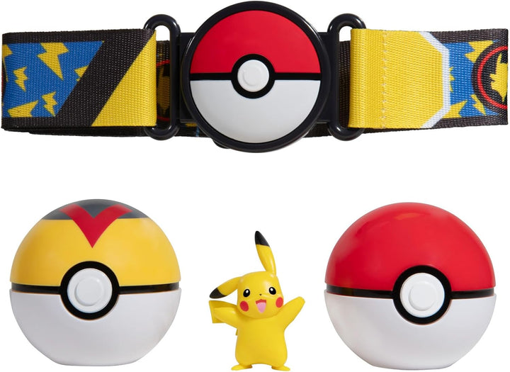 Pokemon Clip 'n Go Pikachu Poke Ball Belt Set