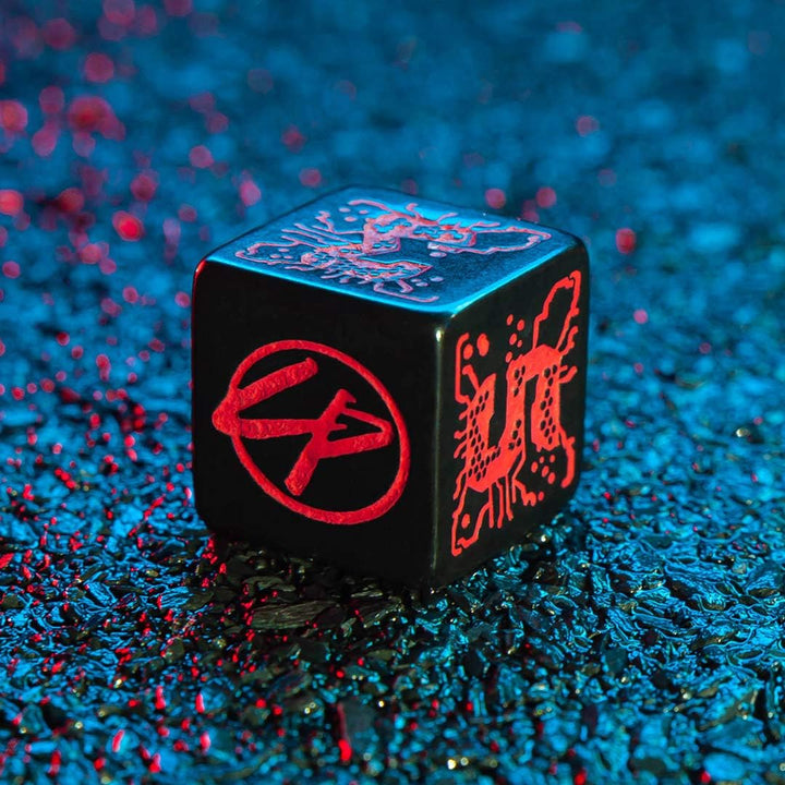 Q WORKSHOP Cyberpunk Red Essential Dice Set (Red Essential)