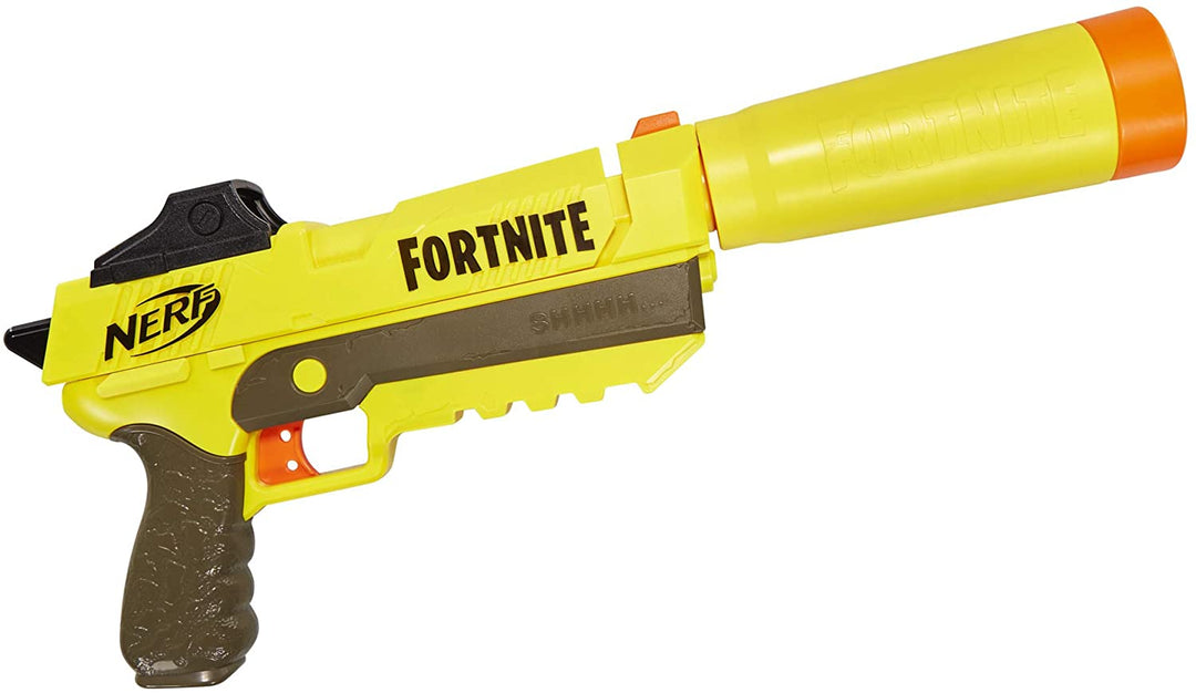 Blaster Nerf Fortnite SP L avec canon amovible et 6 Fortnite Elite officiels