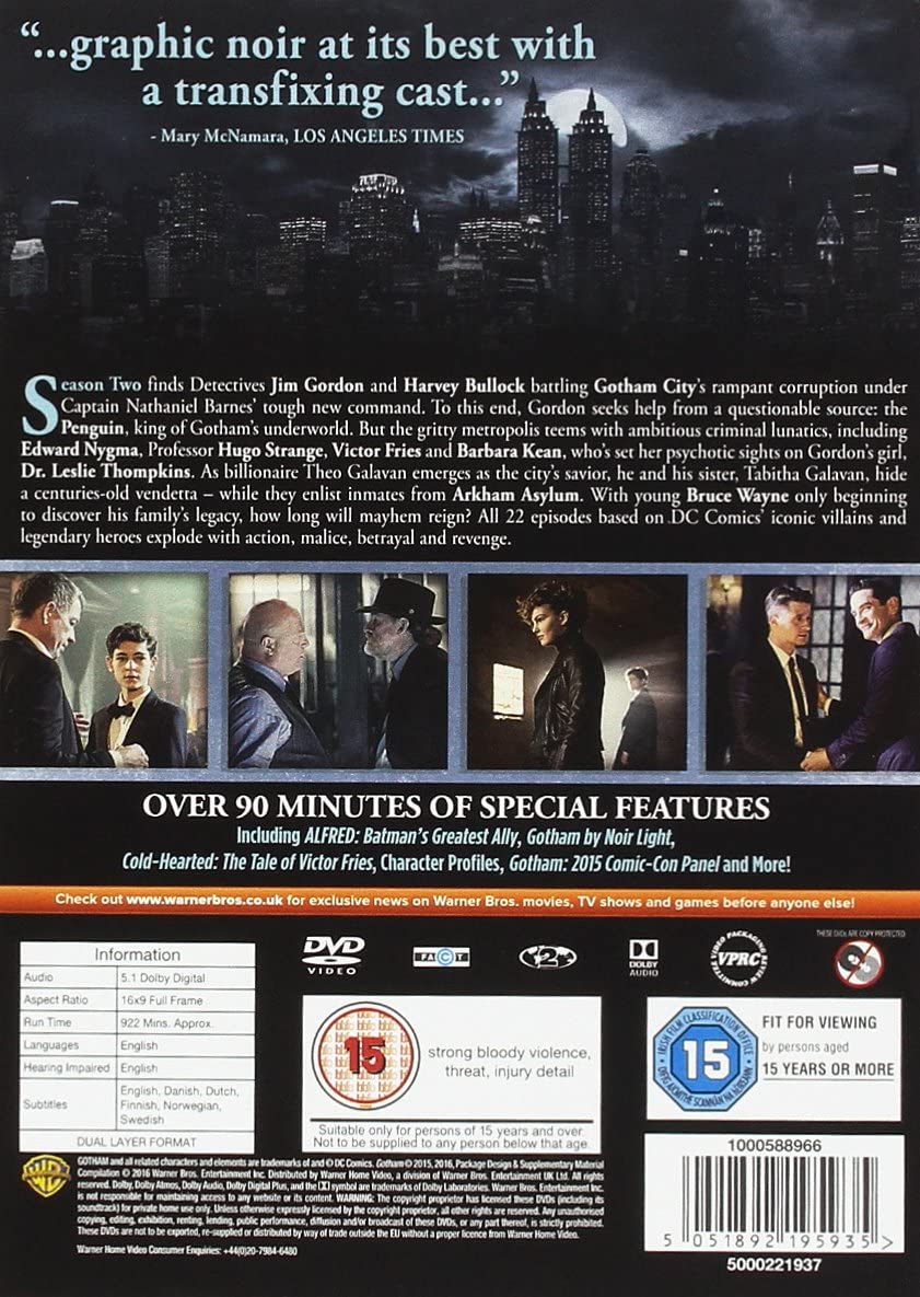 Gotham - Season 2 [DVD] [2016]