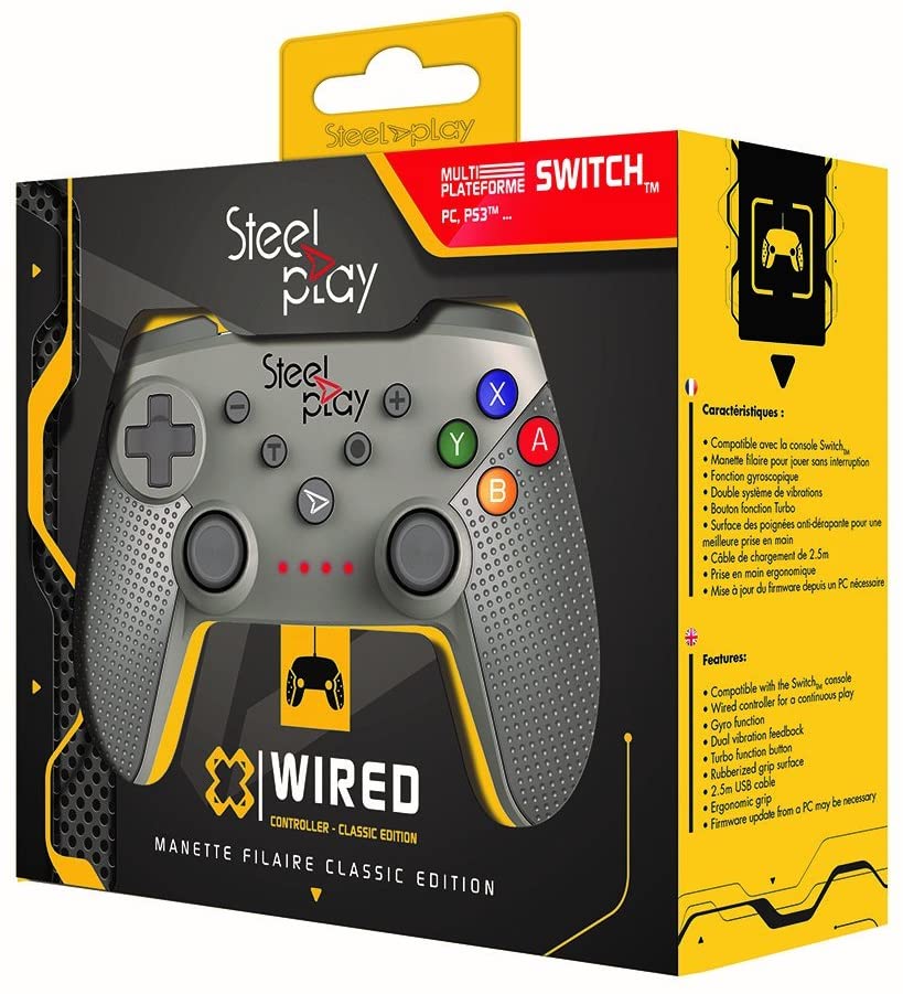 Manette filaire Steelplay voor Switch