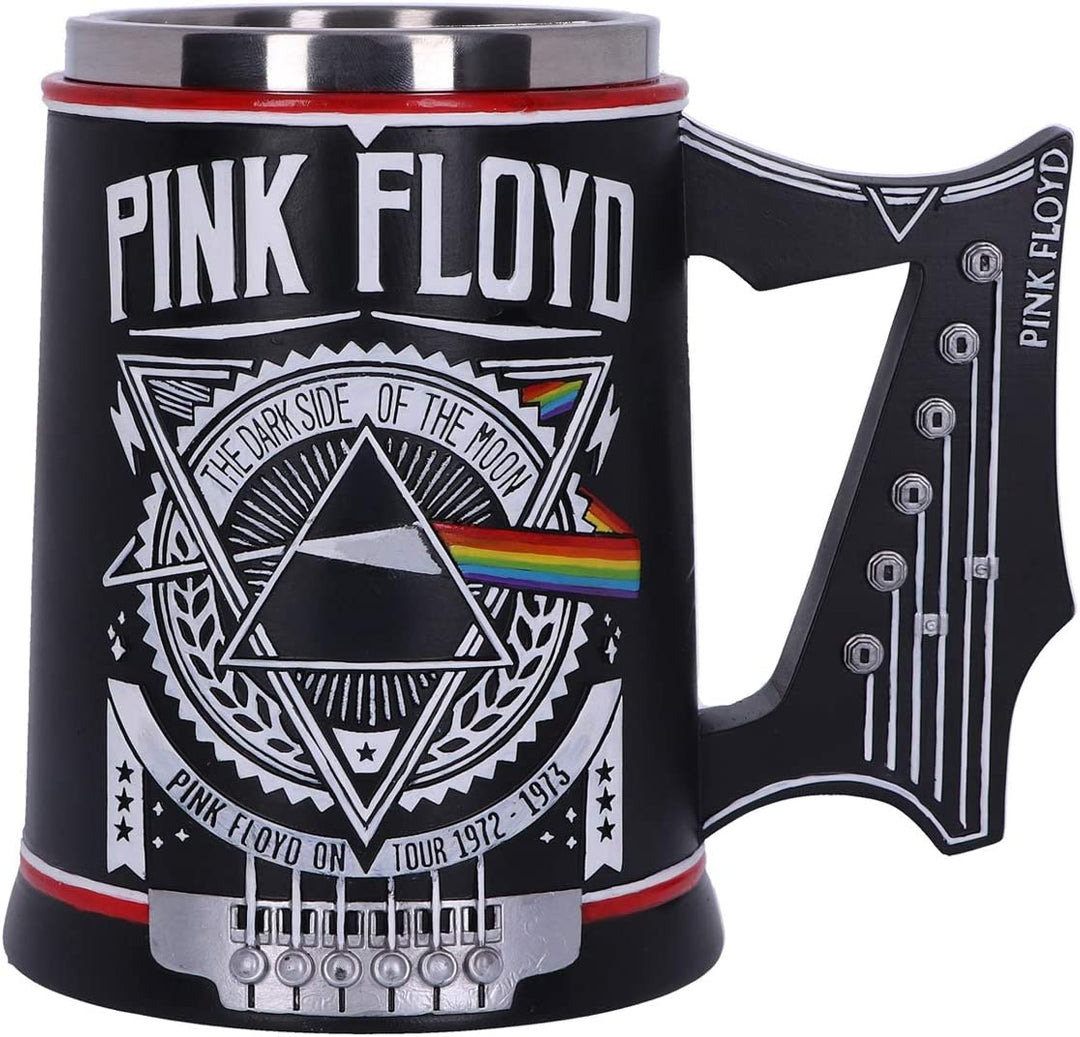 Nemesis Now B4888P9 Pink Floyd Darkside of The Moon Tour Tankard, Black, One Size