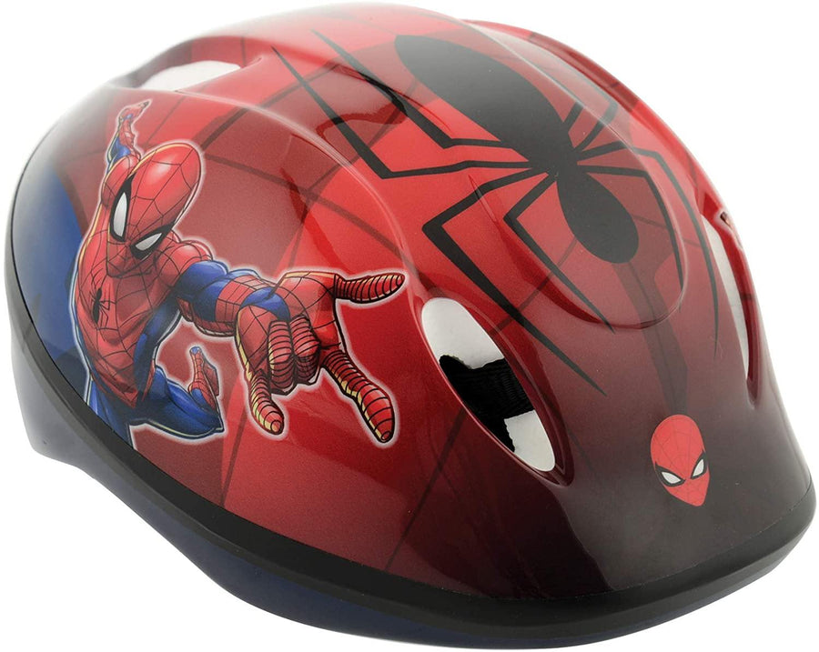 Spiderman Boys Safety Helmet, Red, 48-54 cm - Yachew