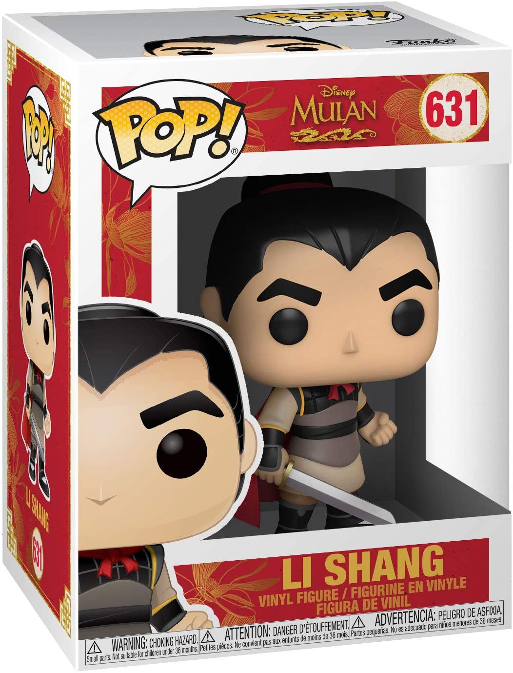 Disney Mulan Li Shang Funko 45329 Pop! Vinyl #631