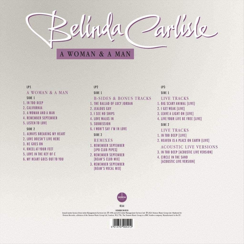 Belinda Carlisle - A Woman and A Man - 25th Anniversary - 180g Purple Vinyl) [VINYL]