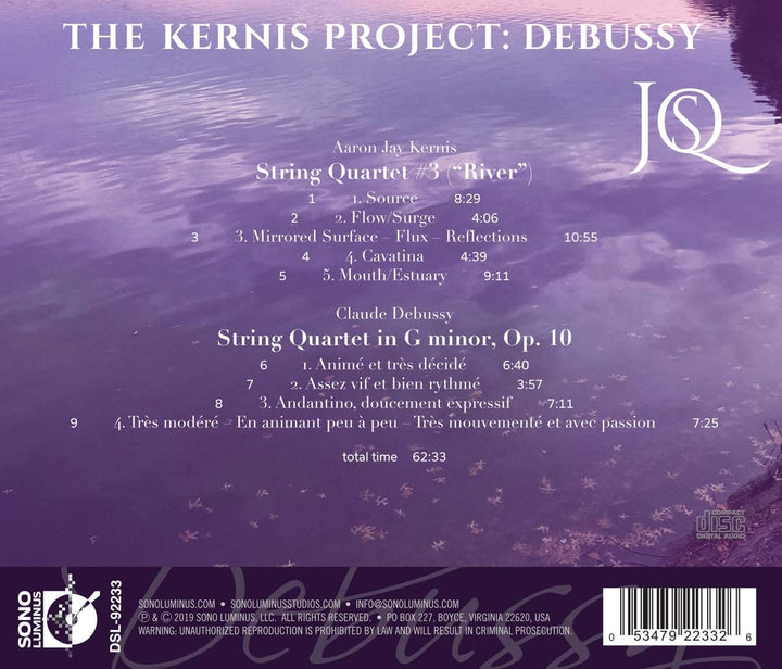 The Kernis Projectdebussy [Jasper String Quartet] [Sono Luminus: DSL-92233] [Audio CD]