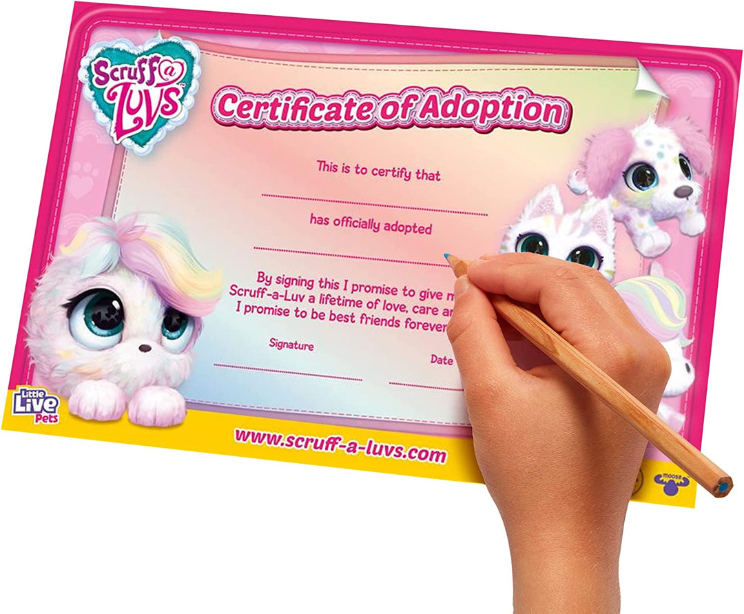Little Live Pets Scruff-a-Luvs Pastel Pets Assortment - Wash, Reveal & Adopt Mystery Plush (Ages 2-15)