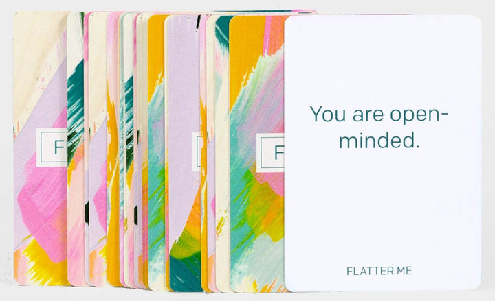 Flatter Me: A Compliment Battle Card Game