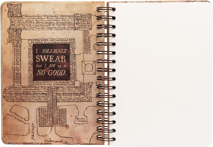 Grupo Erik The Marauder's Map Harry Potter A5 Notebook | Bullet Journal | Notebook A5