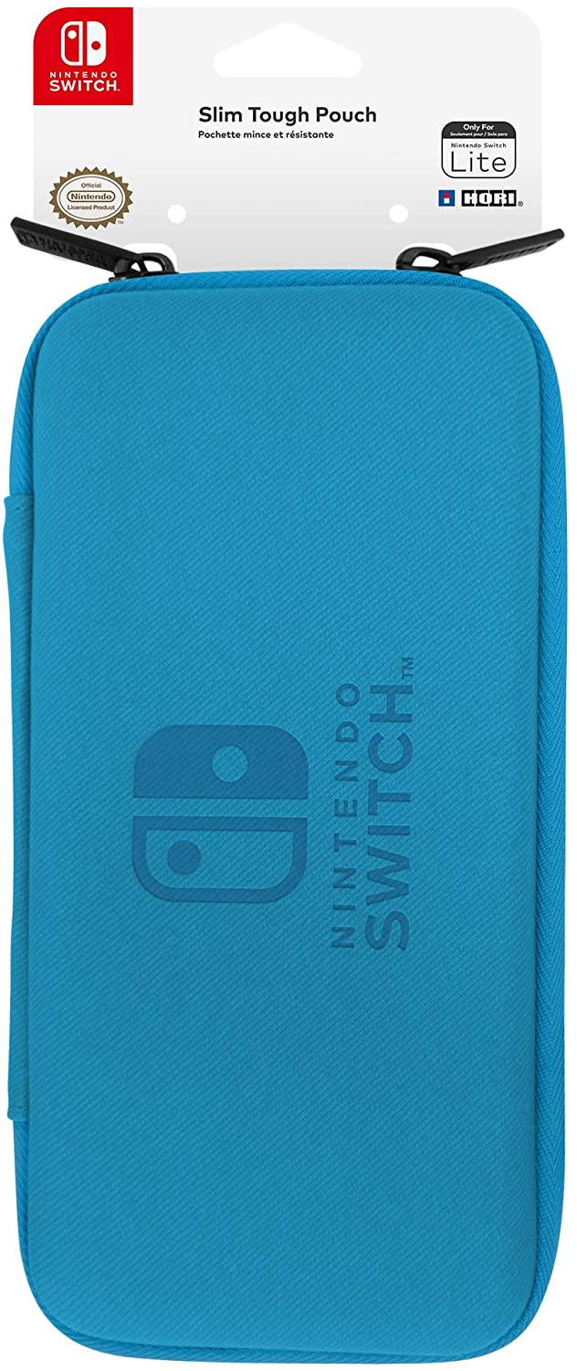 Estuche rígido delgado para Nintendo Switch Lite (azul) de Hori