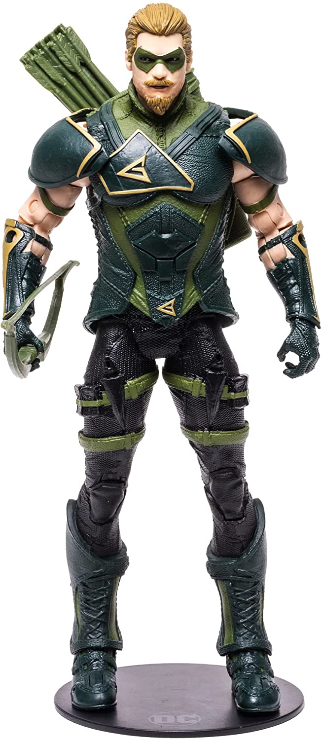 McFarlane TM15381 DC Gaming 7IN Figures WV7-GREEN Arrow, Multicoloured