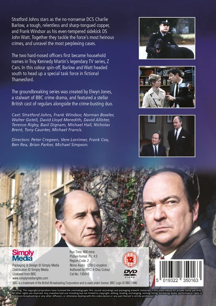 Softly Softly Task Force: Series 1 - Police procedural [DVD]