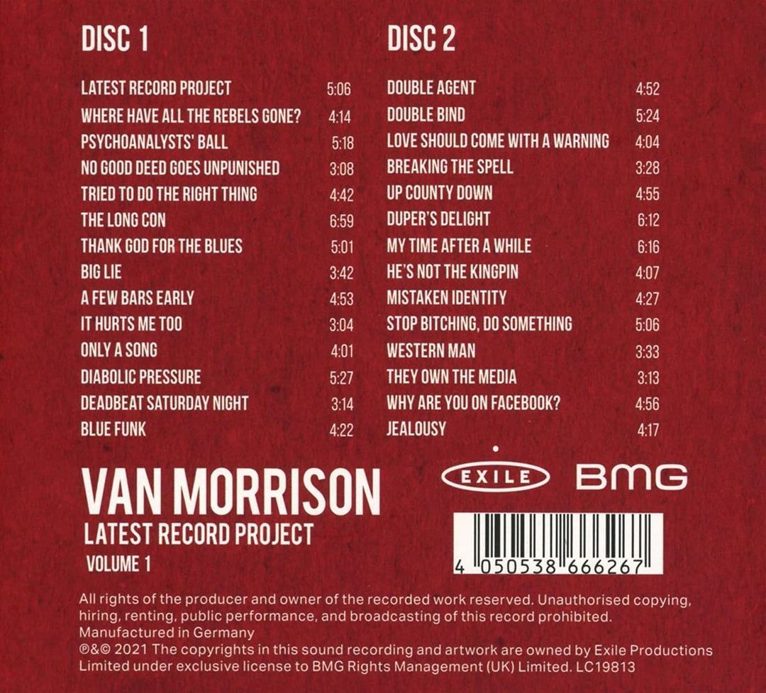 Van Morrison - Latest Record Project Volume I [Audio CD]