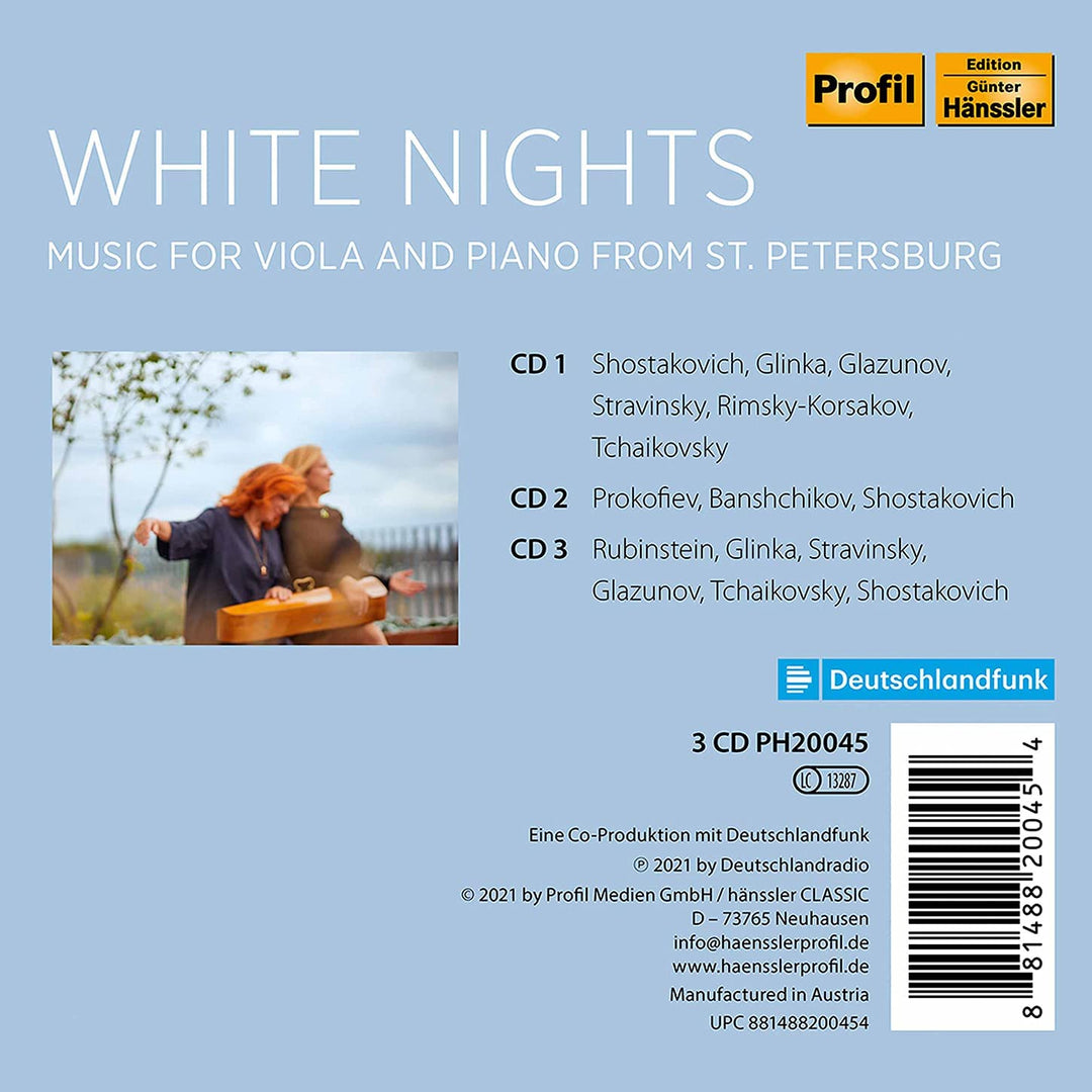 Tatjana Masurenko - White Nights [Tatjana Masurenko; Roglit Ishay] [Profil: PH20045] [Audio CD]