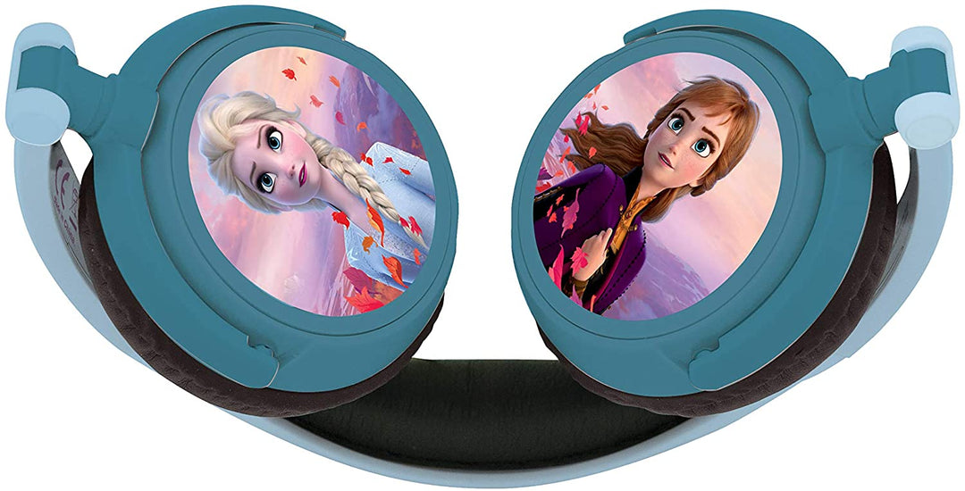 Lexibook Disney Frozen Elsa Stereo Headphone, kids safe, foldable and adjustable, blue/black, HP010FZ