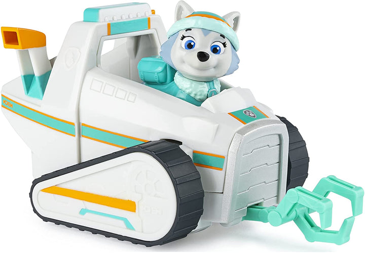 PAW Patrol Everest’s Snow Plough Vehicle with Collectible Figure, for Kids Aged