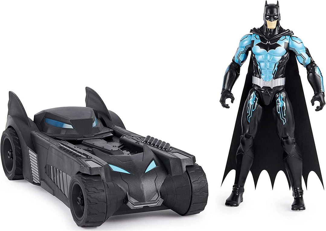 Batman 6058417 DC Comics Batmobile Vehicle and Articulated Figurine 30 cm - Children's Toy 4 Years and Over