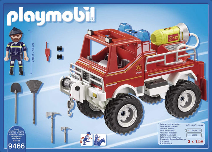 Playmobil City Action 9466 Brandweerwagen voor kinderen vanaf 5 jaar