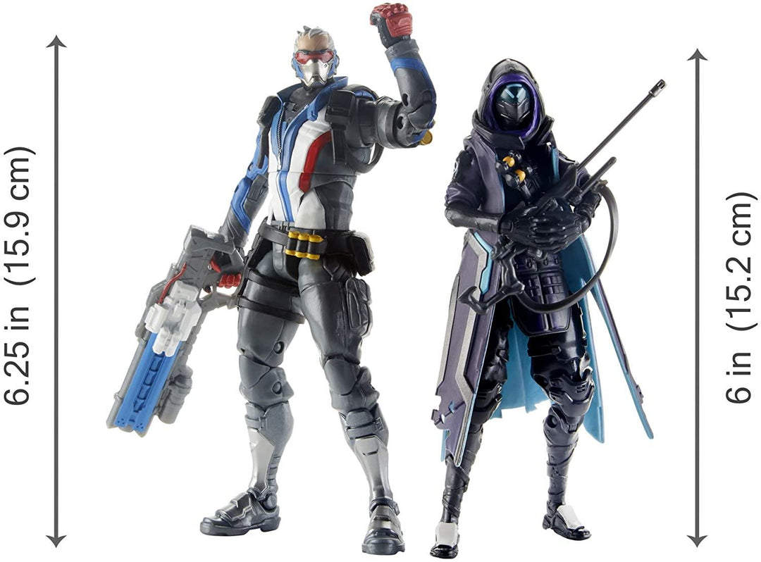 Overwatch Ultimates Series Soldier 76 und Shrike (Ana) Skin Doppel Pack 15 cm - Yachew