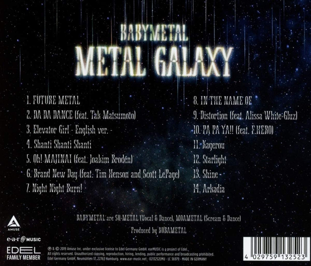 Metal Galaxy - BABYMETAL [Audio CD]