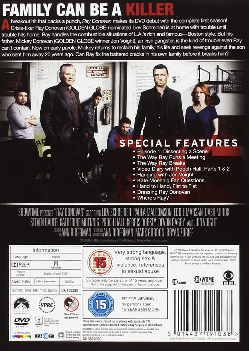 Ray Donovan - Season 1 [DVD]