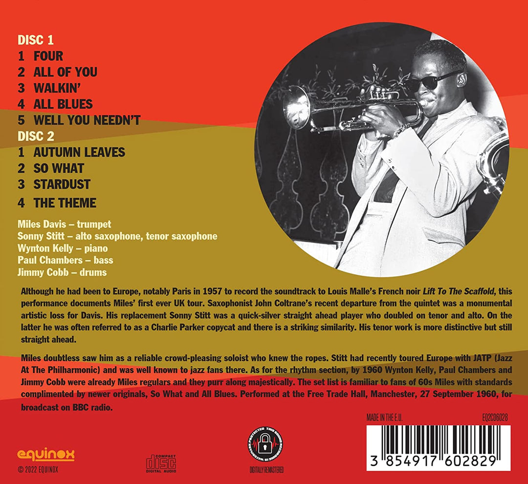 Miles Davis - Live 1960 - Manchester Free Trade Hall [Audio CD]