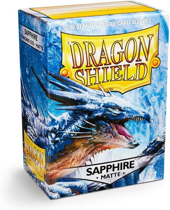 Dragon Shield - Matte Standard Size Sleeves 100Pk - Sapphire