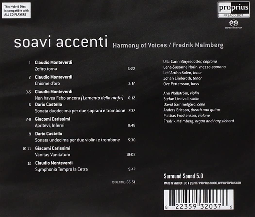 Soavi Accenti [Audio CD]