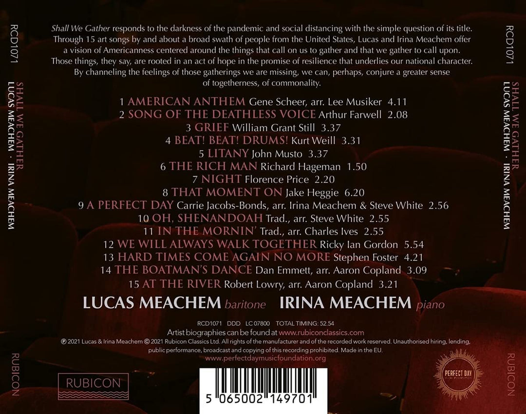 Meachem, Lucas - Lucas Meachem/Irina Meachem: Shall We Gather [Audio CD]