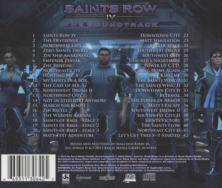 Saints Row IV / Game Soundtrack - Malcolm Kirby Jr [Audio CD]