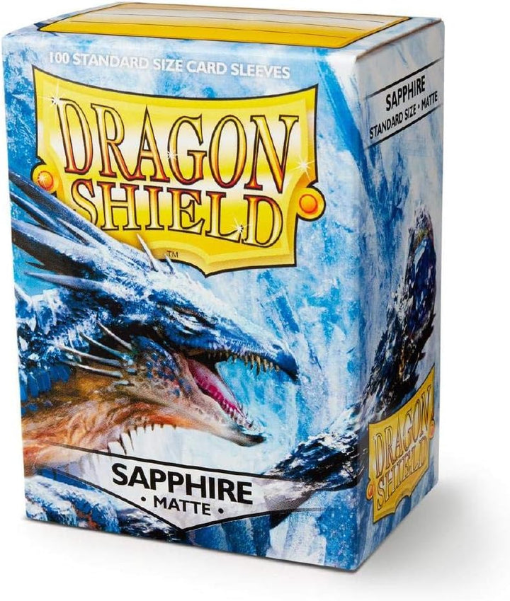 Dragon Shield - Matte Standard Size Sleeves 100Pk - Sapphire