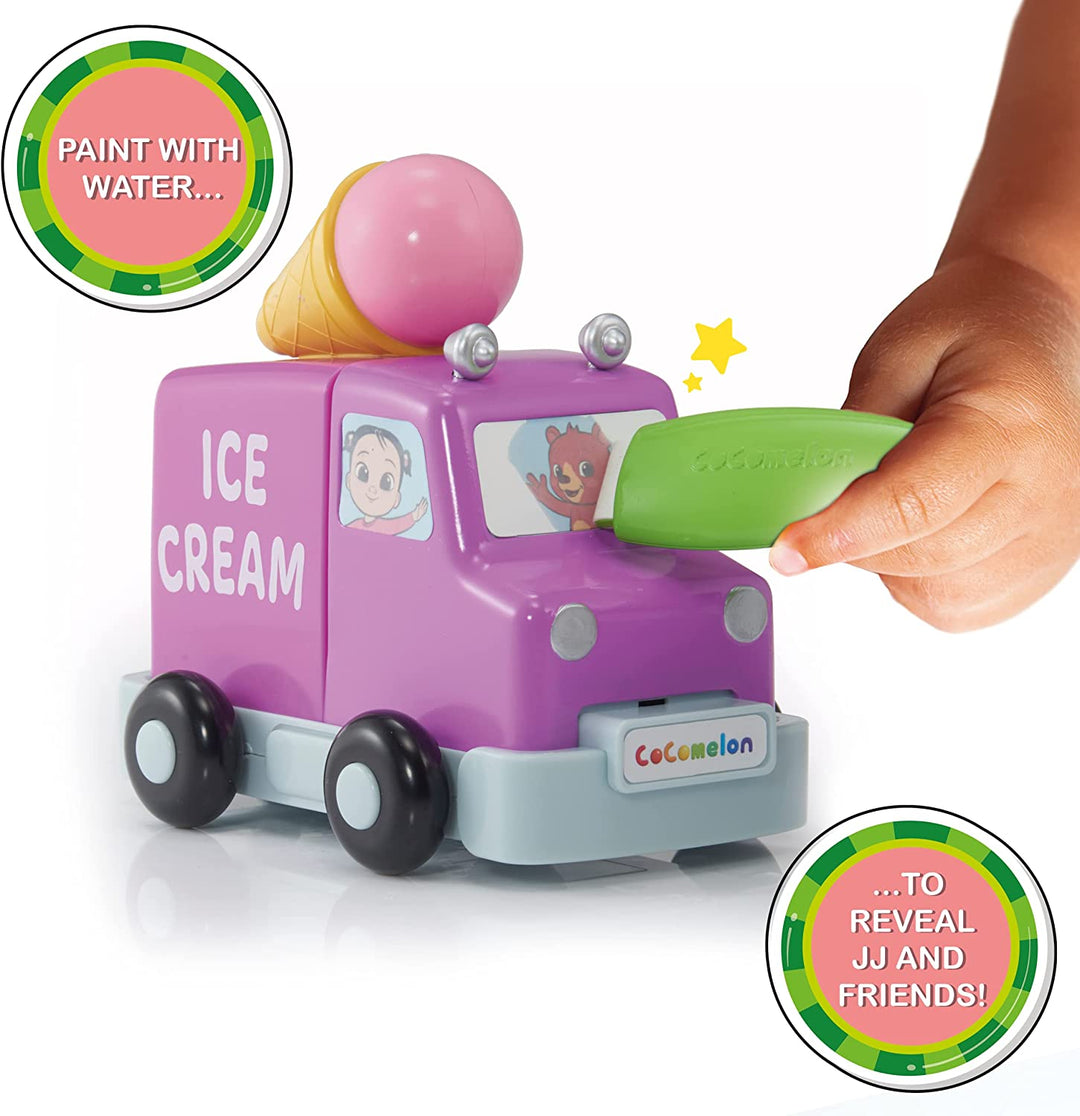 WOW! STUFF Build Musical Vehicles CoComelon JJ School Bus Fire Engine and Ice Cream Van | Sounds and Songs with Mystery Surprise Reveal | for Toddlers, Girls and Boys | Ages 2, 3, 4 and 5