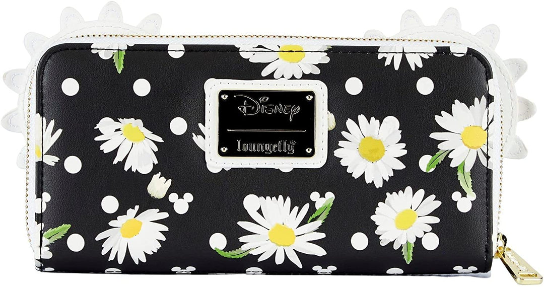 Loungefly Disney Minnie Mouse Daisies Reißverschluss-Geldbörse Minnie Mouse Einheitsgröße