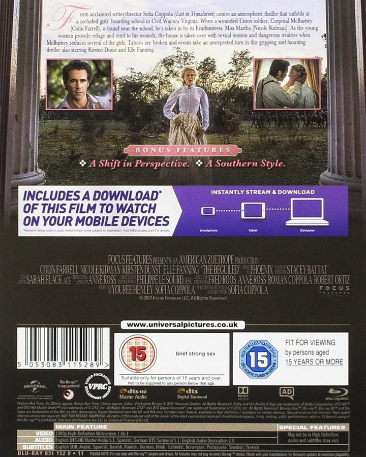 The Beguiled [Blu-ray] [2017]