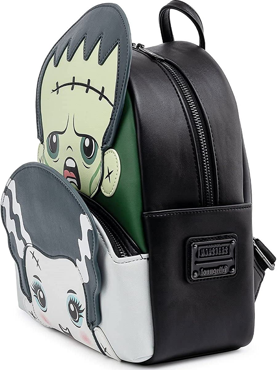 Loungefly Universal Monsters Frankie and Bride Mini Backpack, Multi, One Size,