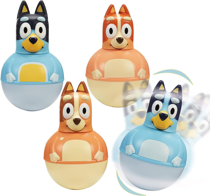 Character Options 07717 Four Pack, Weebles Wobble, Preschool Figures, Bluey Toys