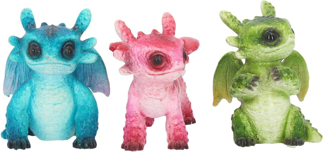 Nemesis Now Tiny Dragons (Set of Three) Figurine 8cm Multi-Coloured