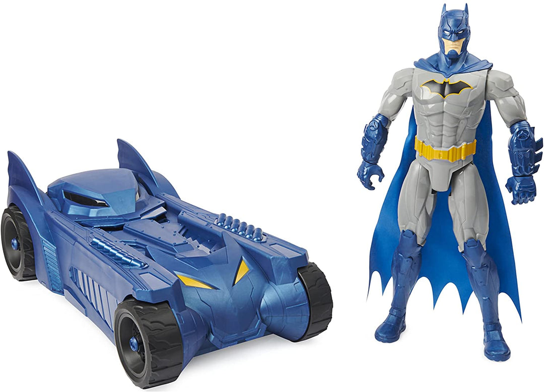 Batman 6058417 DC Comics Batmobile Vehicle and Articulated Figurine 30 cm - Children's Toy 4 Years and Over