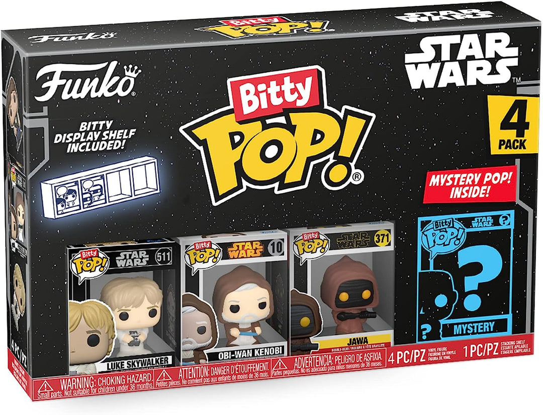 Funko 71511 Star Wars – 4er-Pack Serie 1 Bitty Pop!