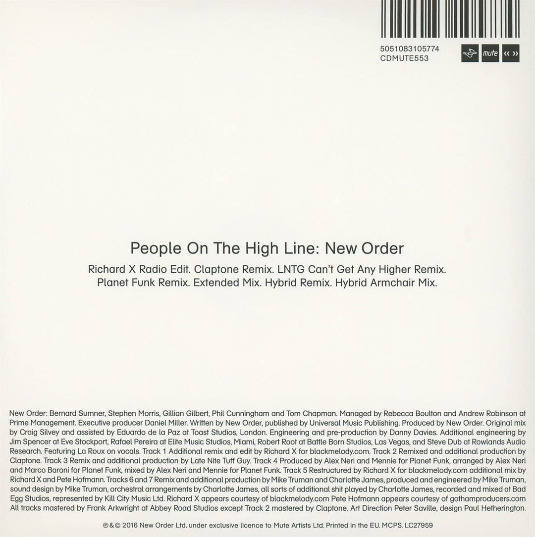 People on the High Line - New Order [Audio CD]