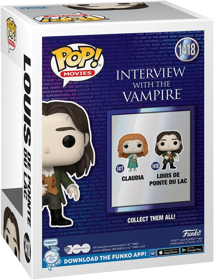 Funko POP! Movies: IWAV - Louis De Pointe Du Lac - Interview With a Vampire 72327 Pop! Vinyl