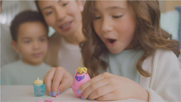 HATCHIMALS Alive, Hatch N' Stroll Spielset mit Kinderwagenspielzeug und 2 Minifiguren