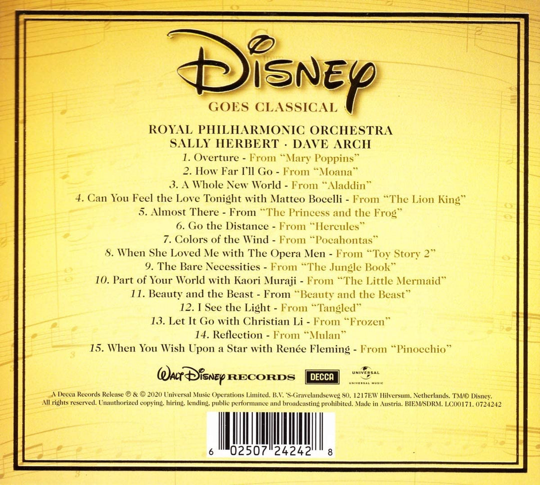 Disney Goes Classical (2023) - Audio CD (60032999)