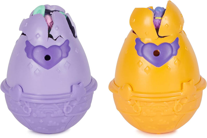 HATCHIMALS Alive, Hatch N' Stroll Spielset mit Kinderwagenspielzeug und 2 Minifiguren