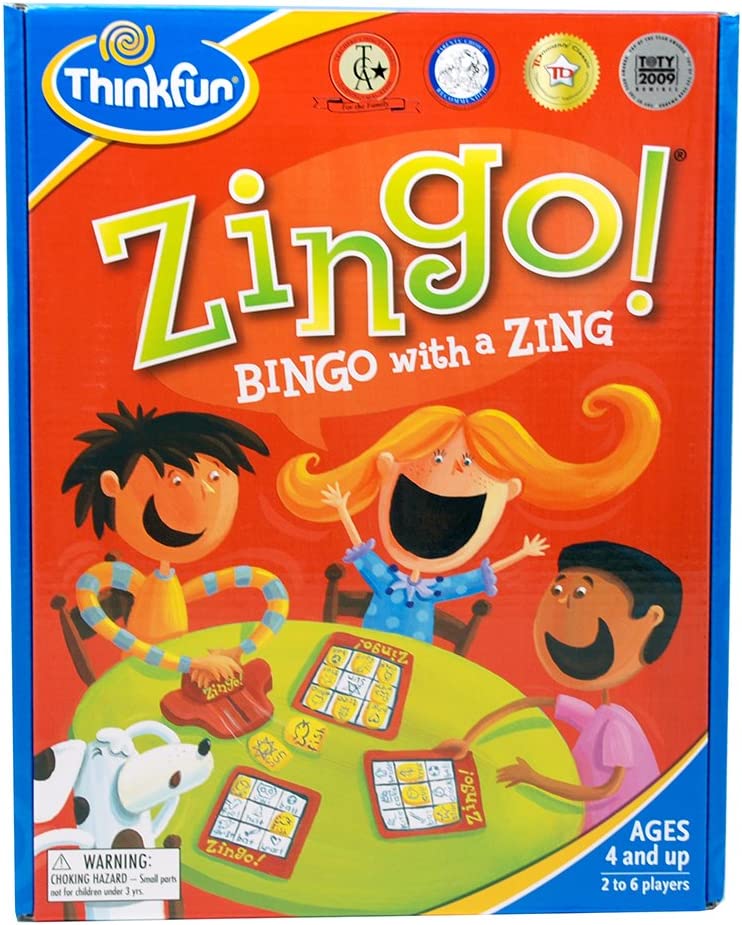 Thinkfun Zingo Bingo Game - Educational Toys for Kids Age 4 Years Up - Learning Games