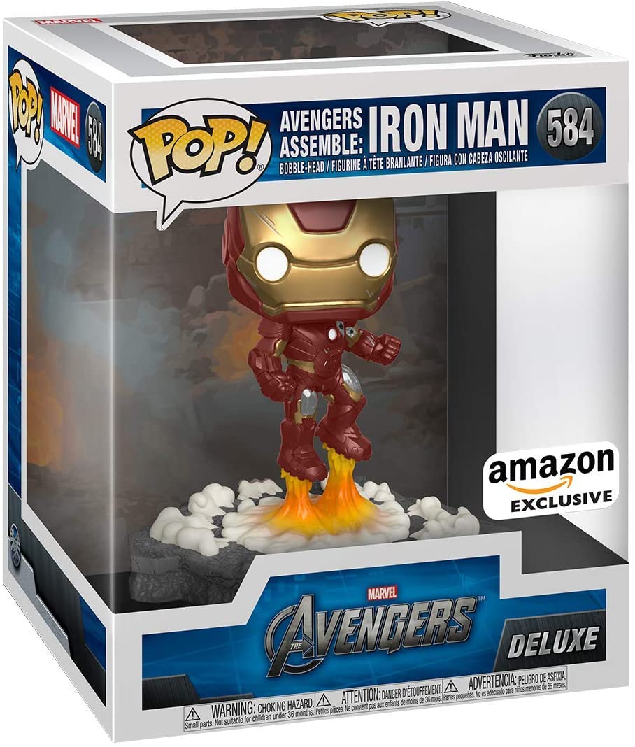 Marvel Avengers Avengers Assemble Iron Man Exclusive Deluxe Funko 45610 Pop! Vinyl #584