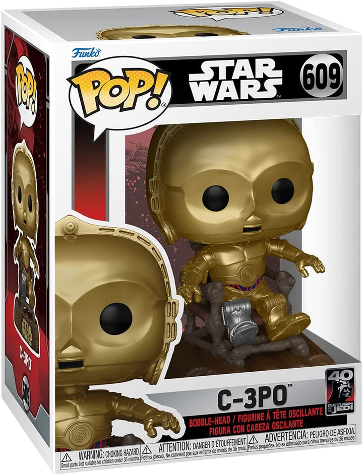 Star Wars Return of the Jedi 40th - C3P0 in Chair Funko 70744 Pop! Vinyl #609