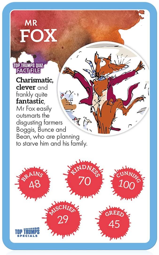 Roald Dahl Vol.2 Top Trumps Specials Card Game